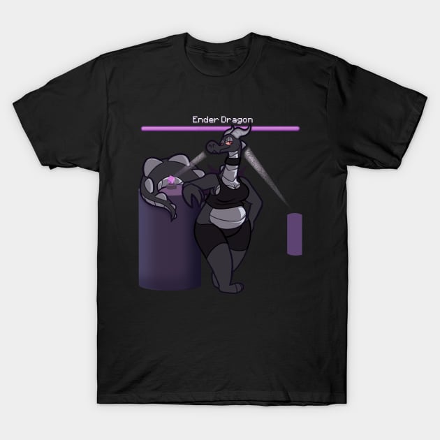 Enderdragon Chilling T-Shirt by arosenbomb